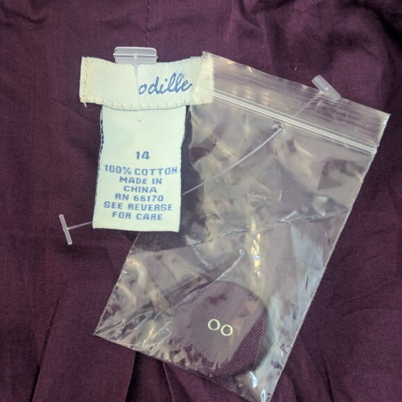 Purple and Gold Swing Bolero Jacket by Odille - Picture 8 of 9